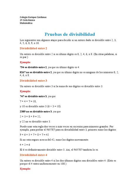Calculadora de la prueba de divisibilidad .